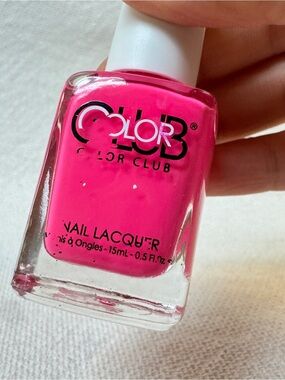 Color Club Nail Lacquer AN23 Peace Out Purple- bright pink new without box